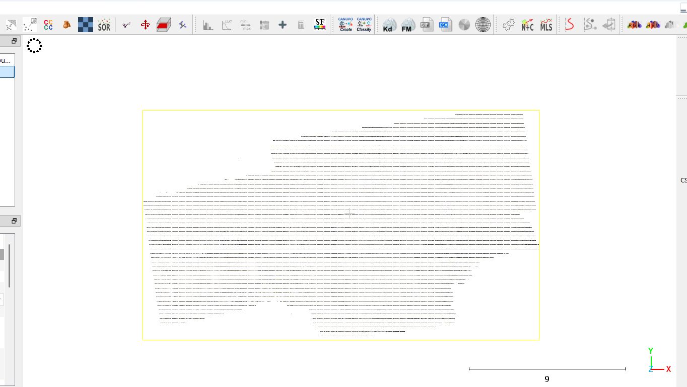 The result after globalshift